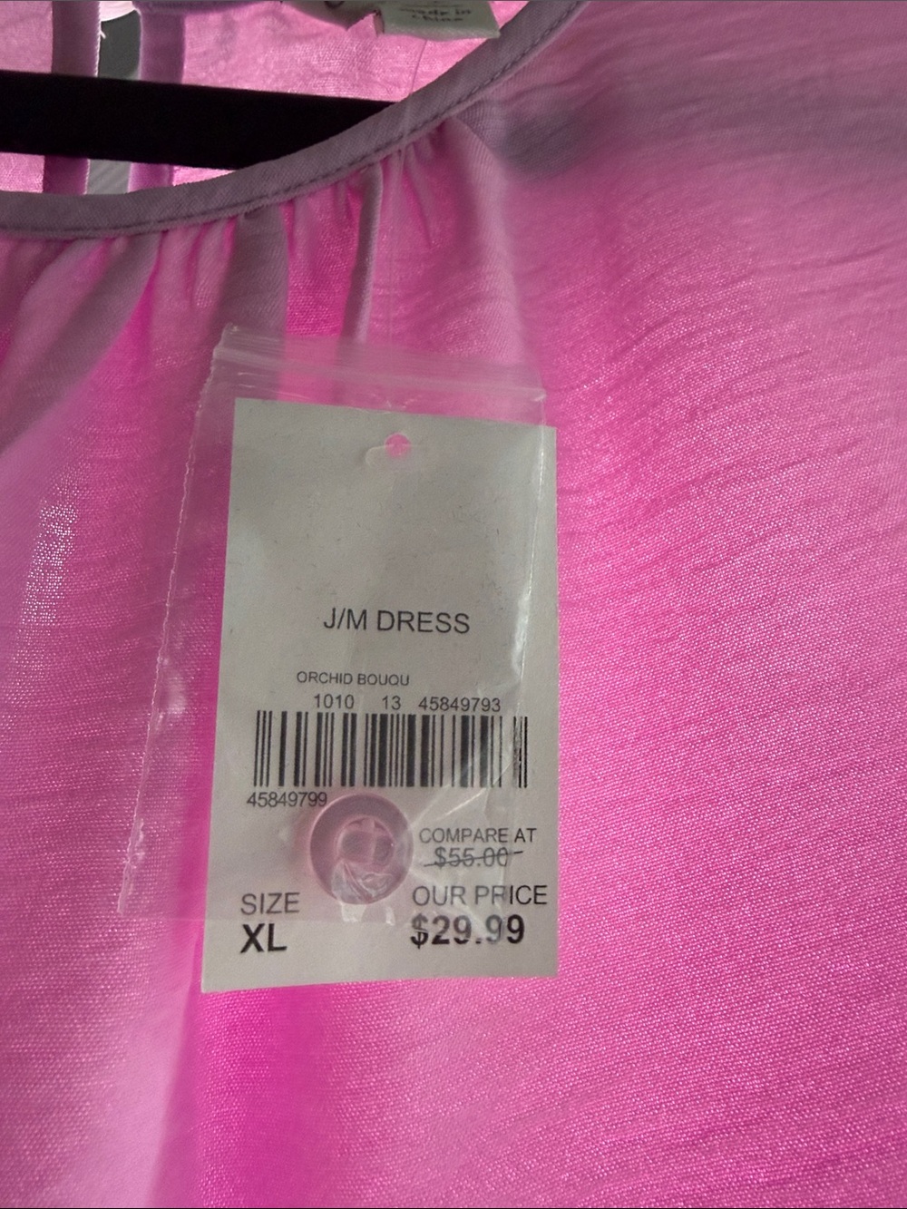 Cato Fuchsia Scalloped Short Sleeve Shift Tunic - Picture 2 of 3